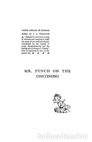 Libros: Mr. Punch on the continue - Foto 1