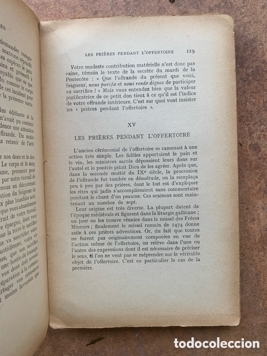 Libros: Libro &ldquo;Nottre Messe&rdquo; Chevrot. En franc&eacute;s. - Foto 2