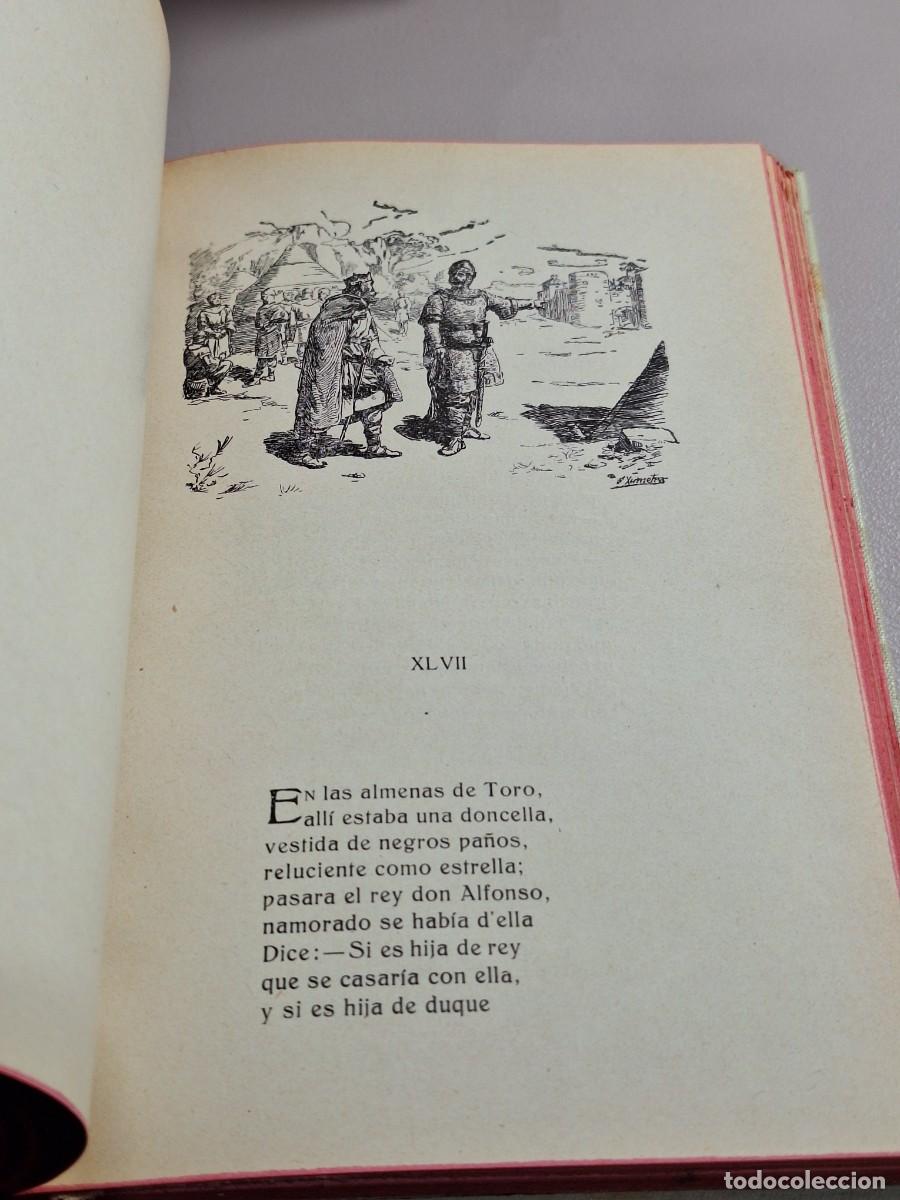 Libros: ROMANCERO SELECTO DEL CID. Con un pr&oacute;logo de D. Manuel Mila y Fontanals - Foto 5