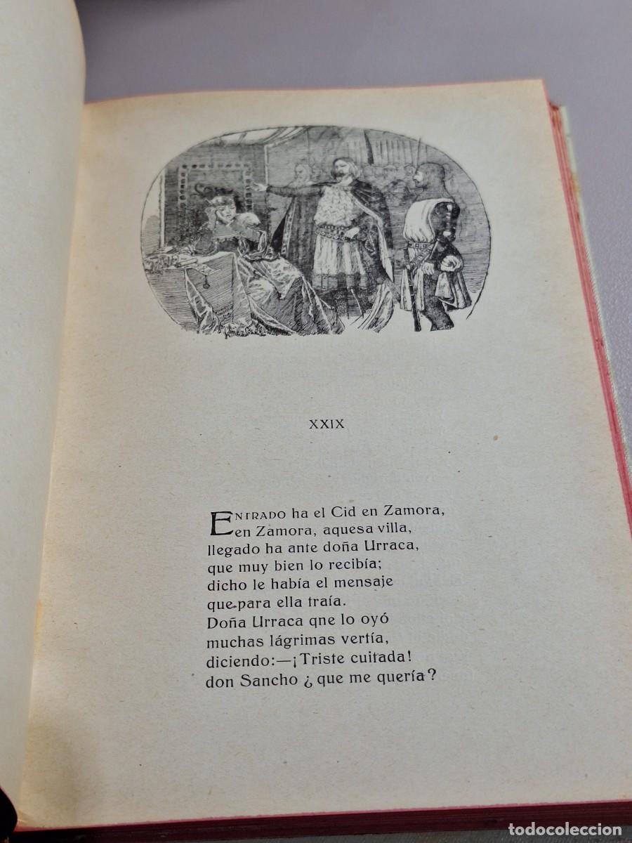 Libros: ROMANCERO SELECTO DEL CID. Con un pr&oacute;logo de D. Manuel Mila y Fontanals - Foto 7