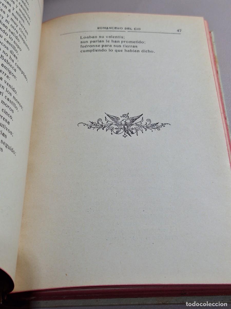 Libros: ROMANCERO SELECTO DEL CID. Con un pr&oacute;logo de D. Manuel Mila y Fontanals - Foto 10
