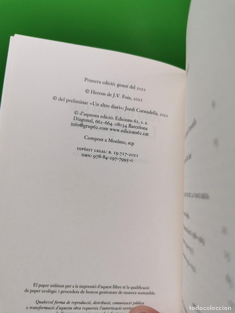 Libros: ALL&Ograve; QUE NO DIU LA VANGUARDIA - J.V. FOIX - Foto 3