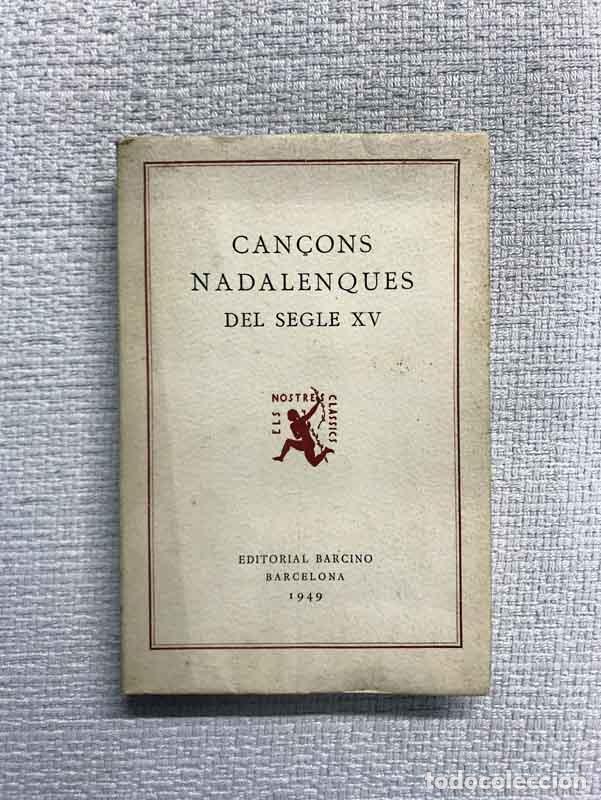Libros: Can&ccedil;ons nadalenques del segle XV - Foto 1