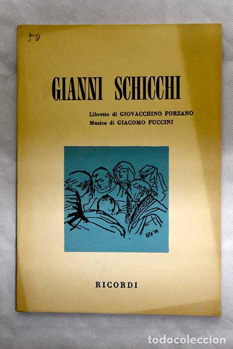 Libros: Gianni Schicchi: : Ricordi. - Foto 1