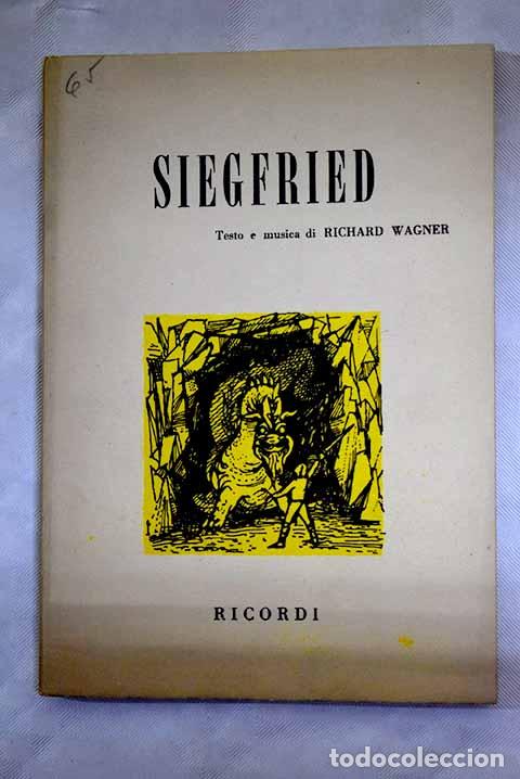 Libros: Siegfried: : Ricordi. - Foto 1