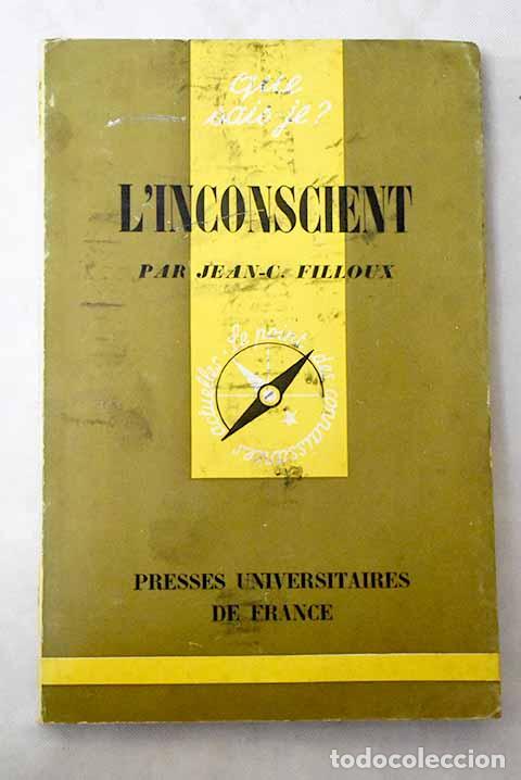 Libros: L inconscient: Filloux, Jean.- Filloux, Jean - Foto 1