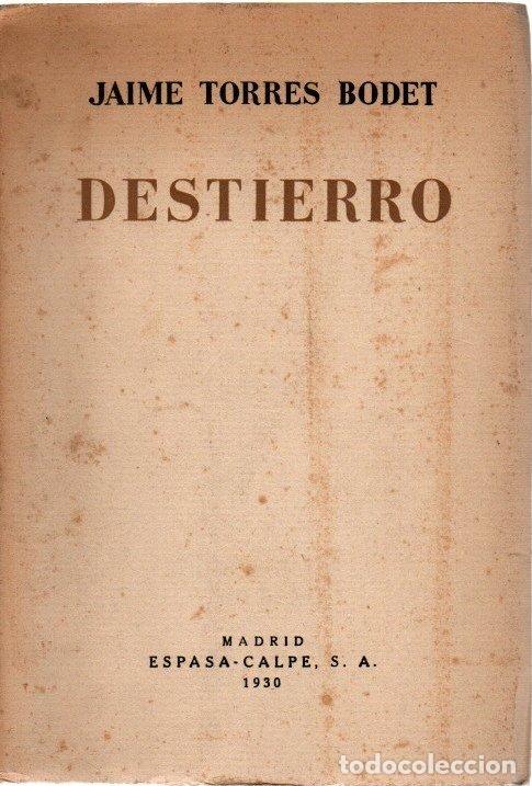 Libros: Destierro - Torres Bodet, Jaime - Foto 1