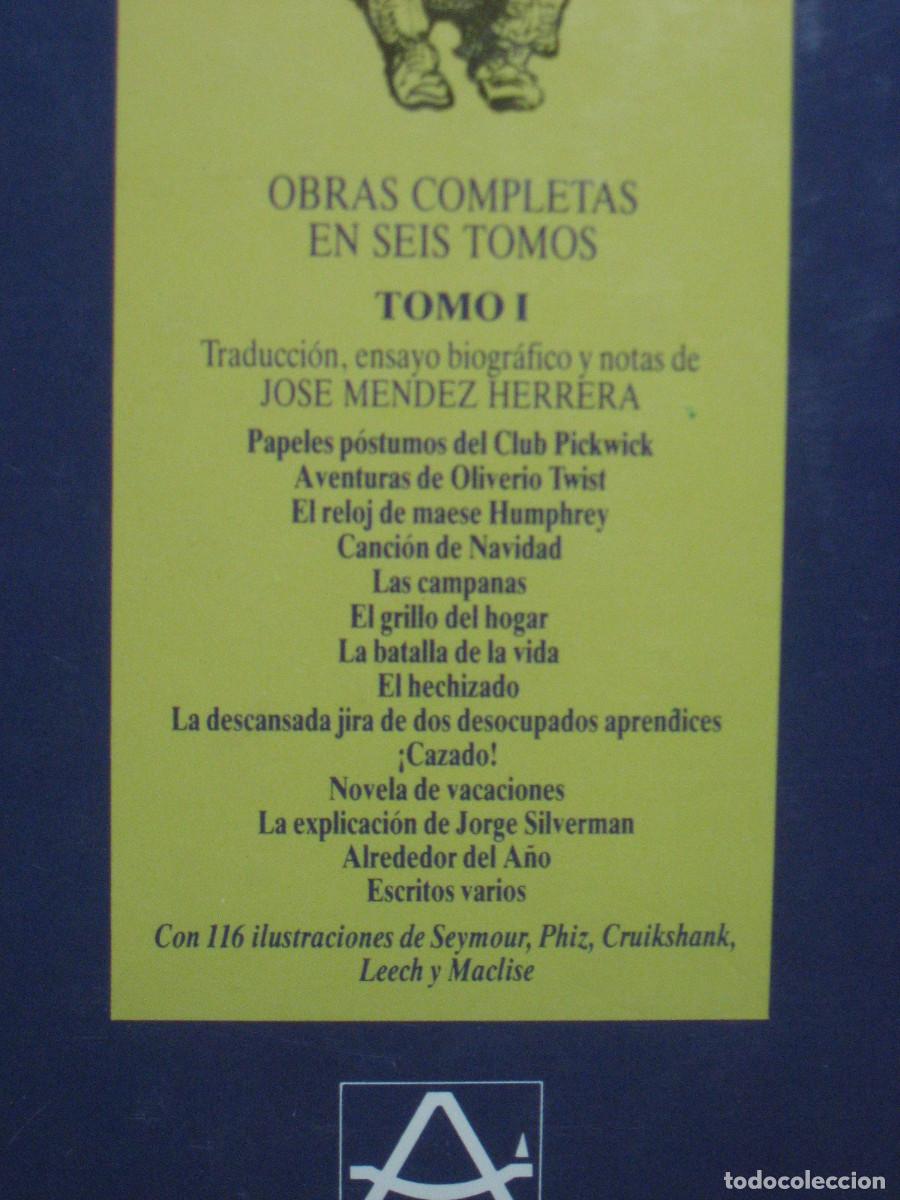Libros: OBRAS COMPLETAS Tomo I - Charles Dickens - Foto 3