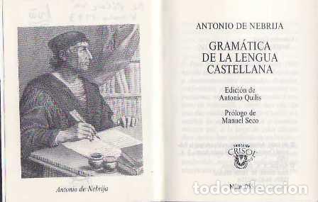 Libros: NEBRIJA, Antonio de.- - Gram&aacute;tica de la lengua castellana. - Foto 2