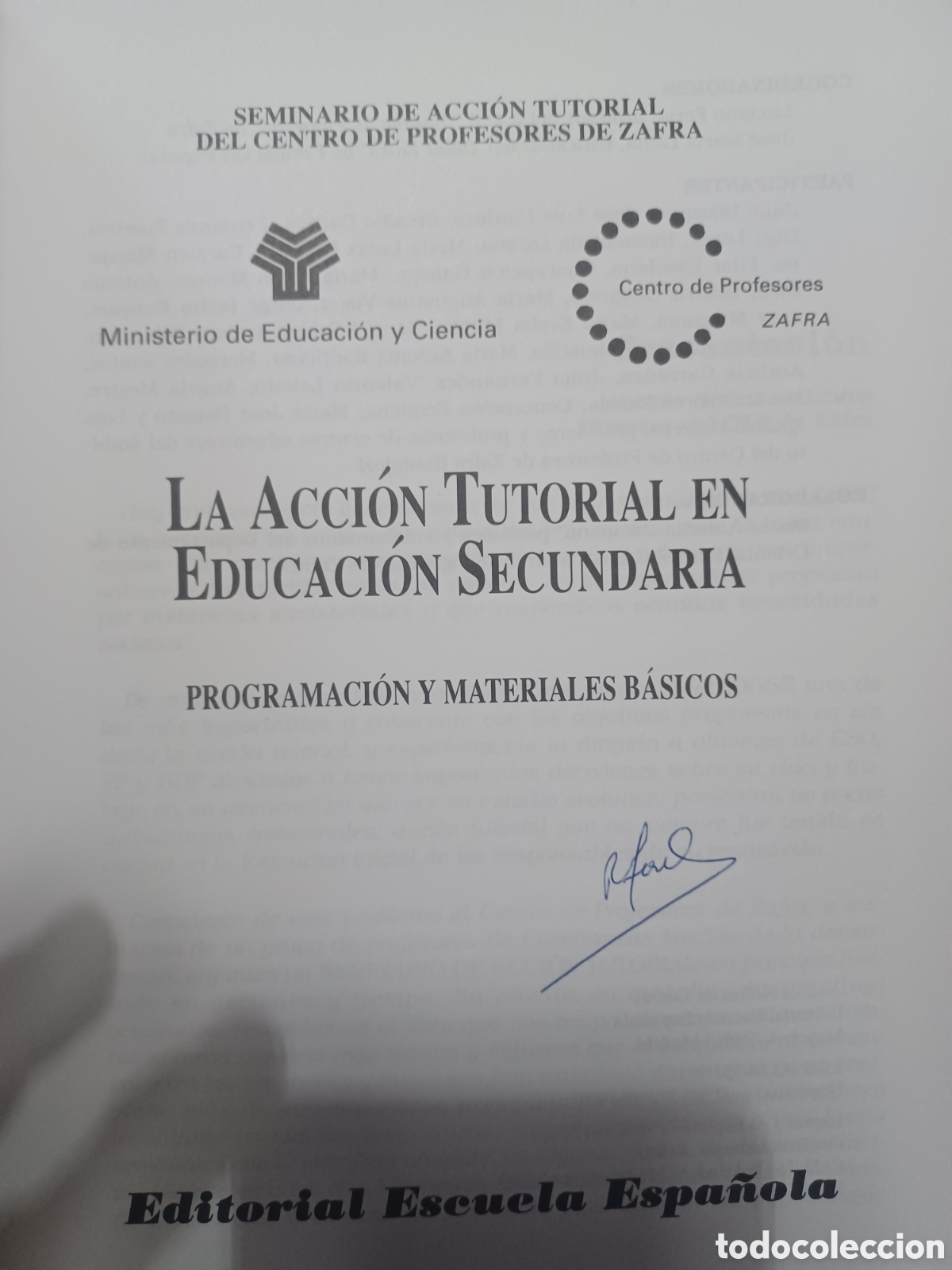 Libros: Barybook 295. La acci&oacute;n tutorial en Educaci&oacute;n Secundaria editorial escuela espa&ntilde;ola - Foto 2