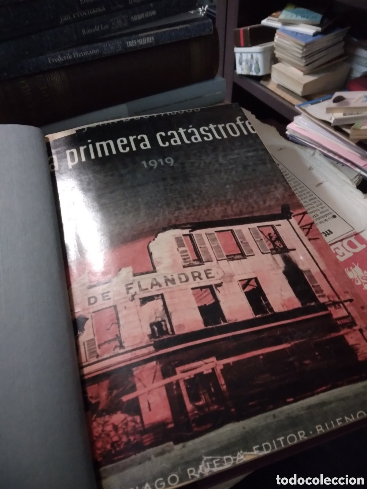 Libros: John Dos Pasos, La primera cat&aacute;strofe, Santiago Rueda - Foto 3