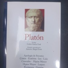 Libros: PLATÓN I. GREDOS. APOLOGÍA DE SÓCRATES/CRITÓN/EUTIFRÓN/IÓN/LISIS/CÁRMIDES A ESTRENAR