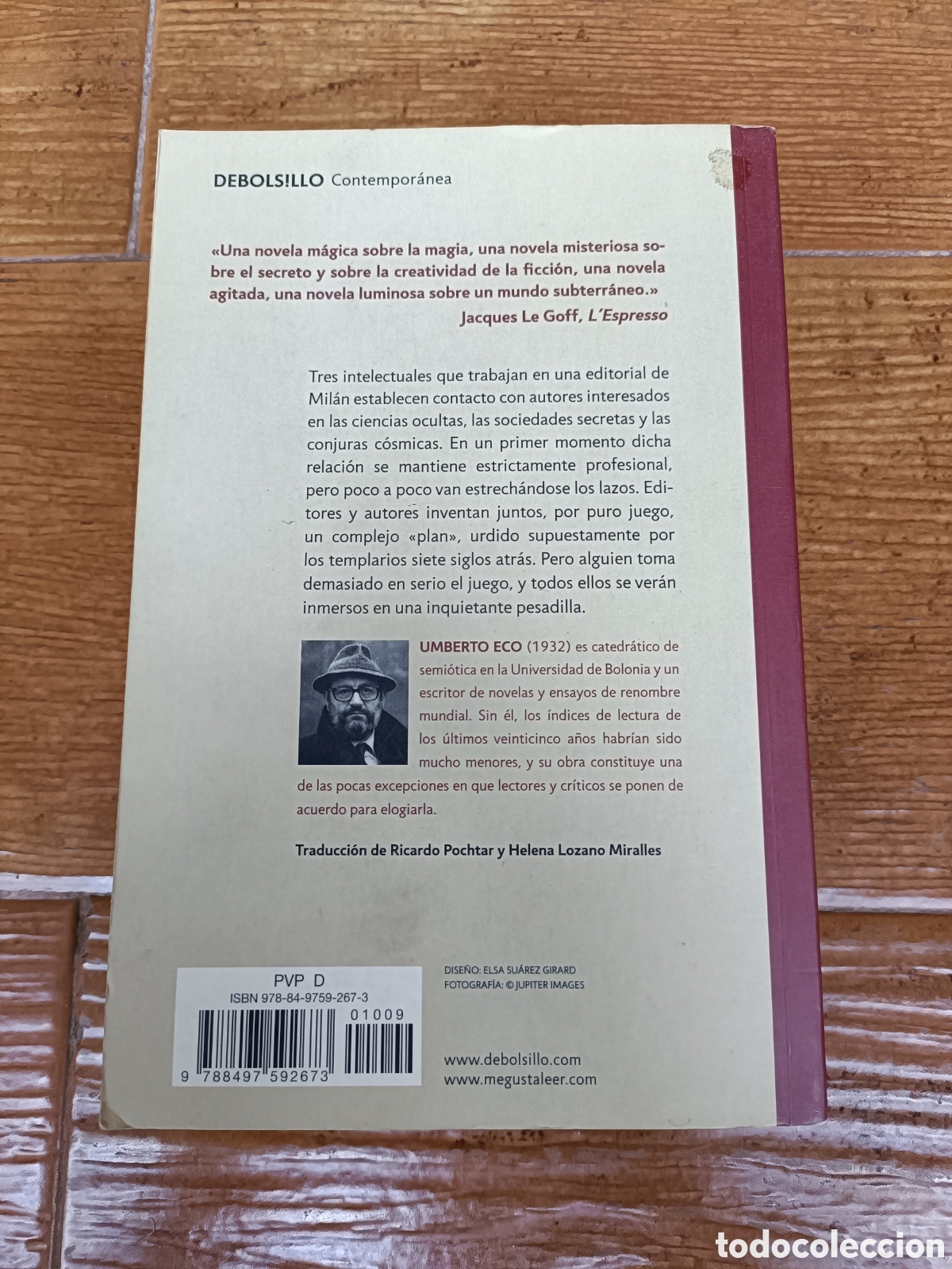Libros: Libro El P&eacute;ndulo de Foucauld -Umberto Eco- Editorial DeBolsillo - Foto 3