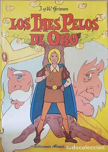 Libros: Los tres pelos de oro - J. y W. Grimm - Foto 1