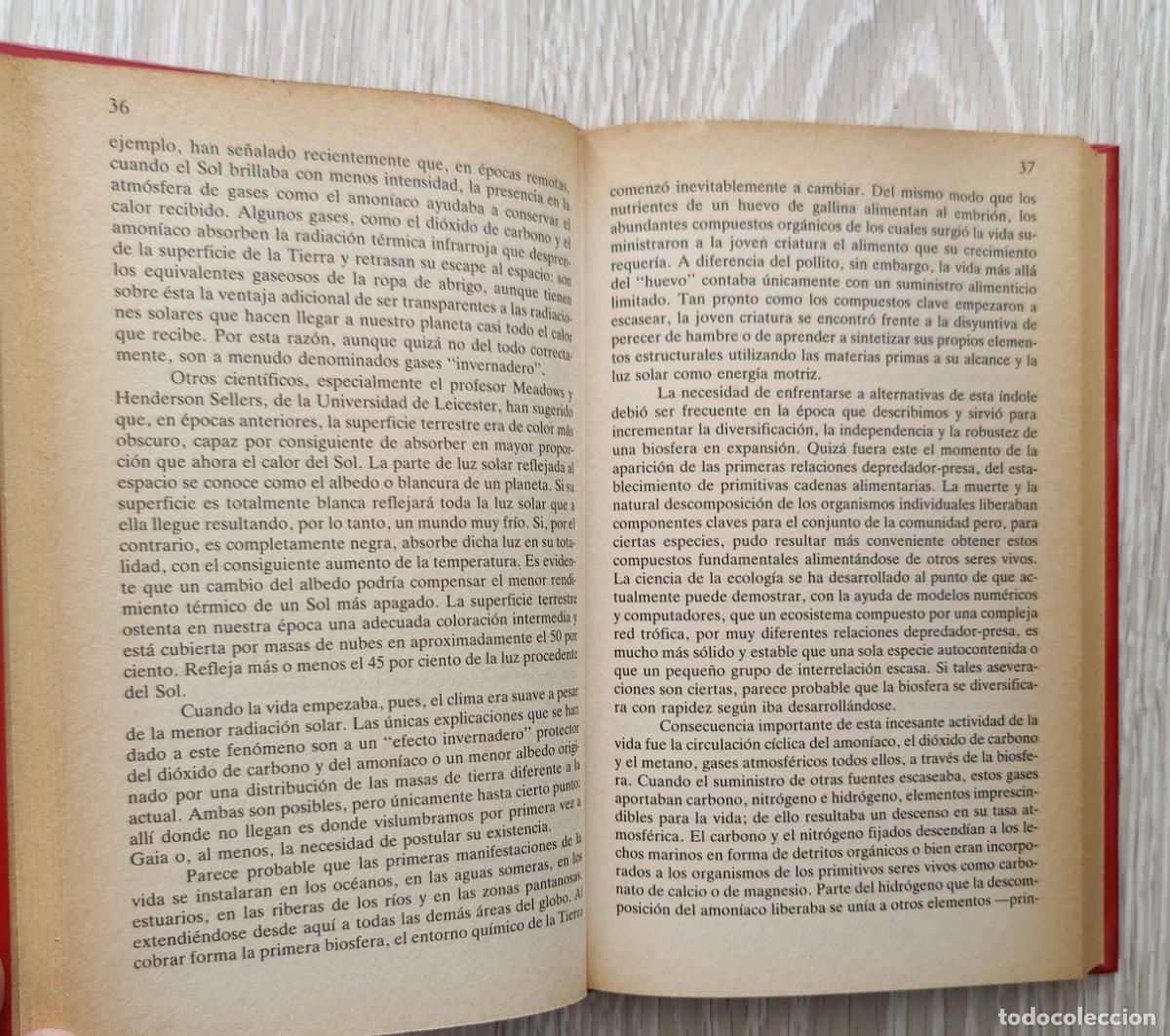 Libros: Libro. Gaia. Una Nueva Vision de la Vida Sobre La Tierra. De J.E. Lovelock. - Foto 5