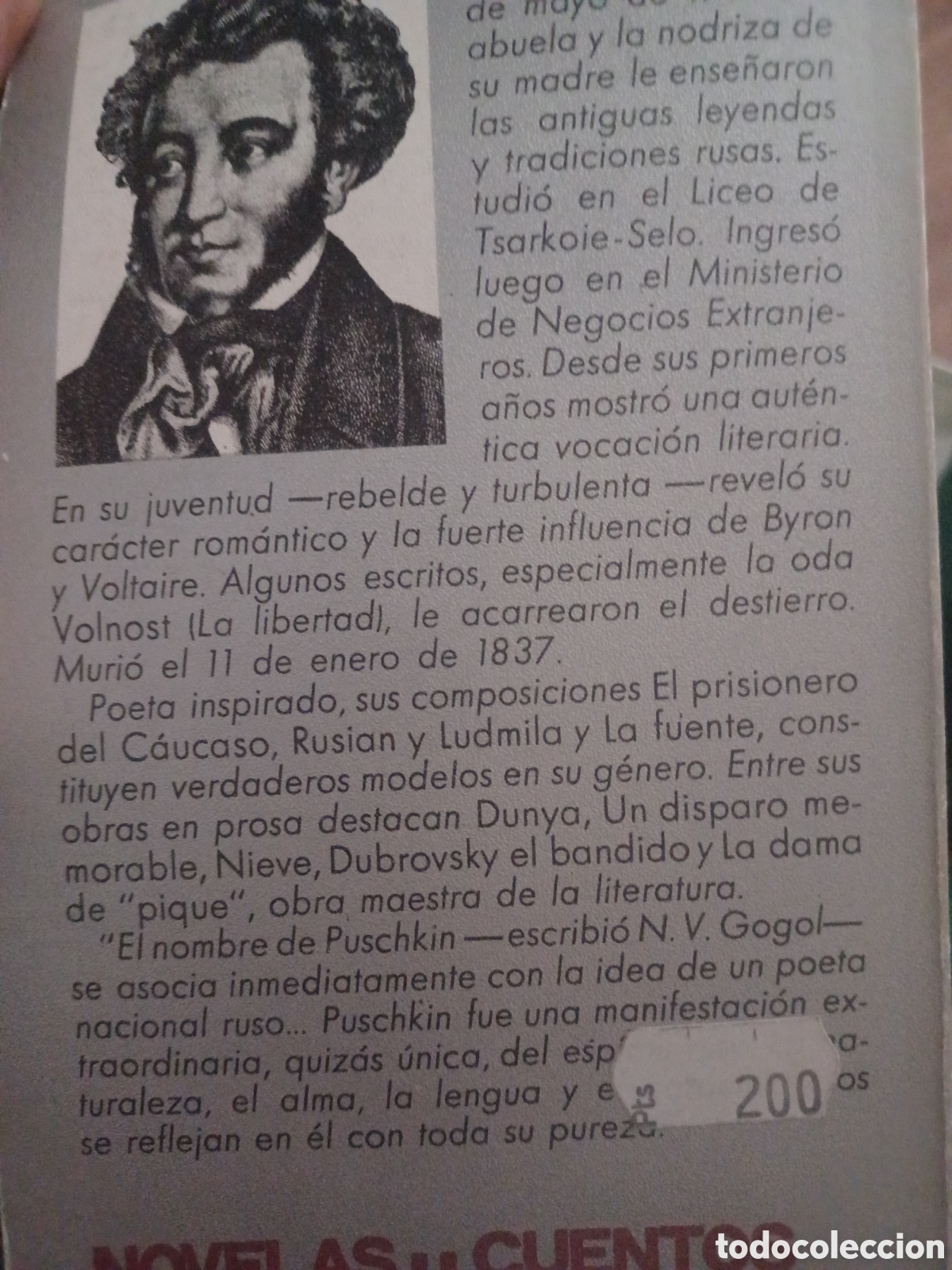 Libros: Barybook 324. DUNYA Alejandro Puschkin - Foto 2