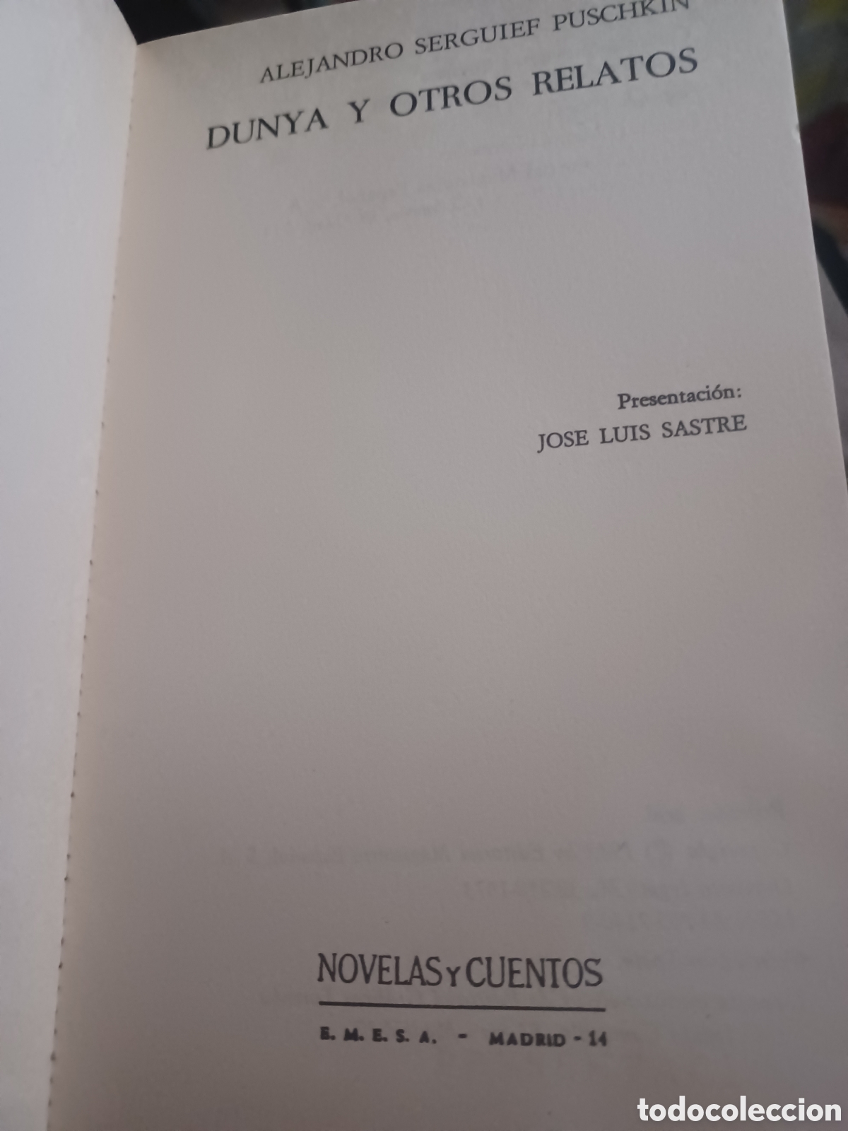 Libros: Barybook 324. DUNYA Alejandro Puschkin - Foto 4