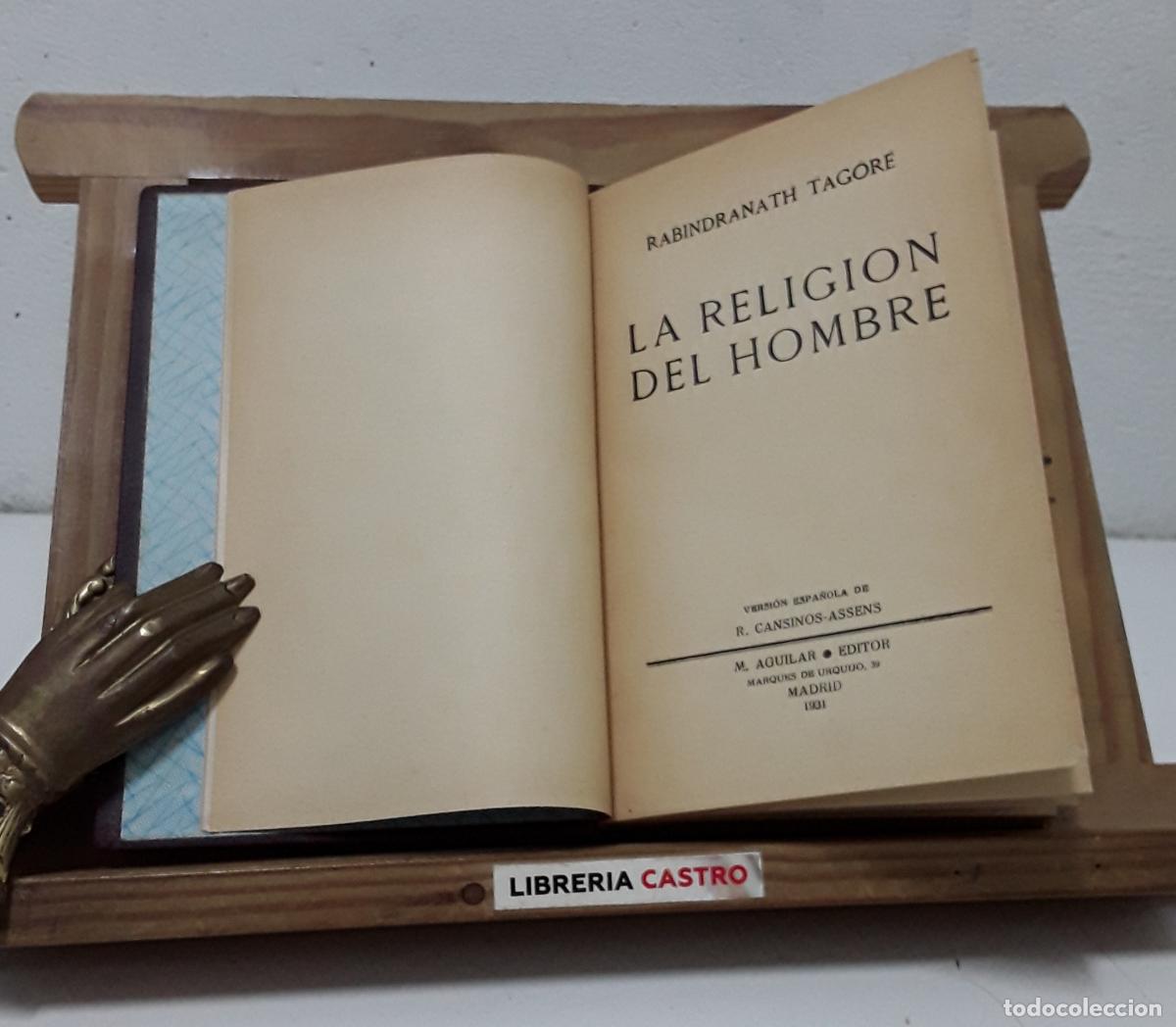 Libros: La religi&oacute;n del hombre - Rabindranath Tagore. - Foto 1