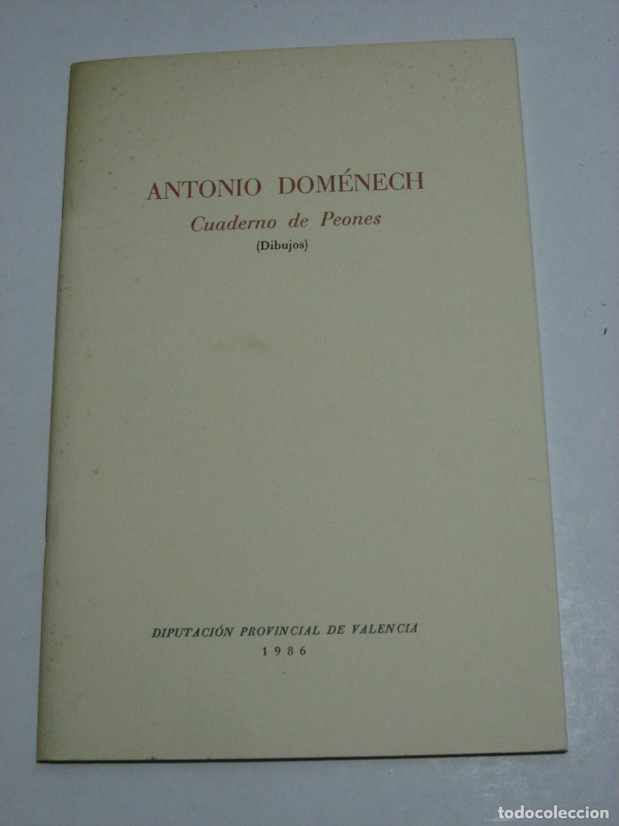 Libros: ANTONIO DOM&Eacute;NECH Cuaderno de Peones (Dibujos) - Foto 1