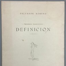 Libros: CINCO PARTITURAS DE SALVADOR MORENO. - JOSÉ MARÍA BONILLA