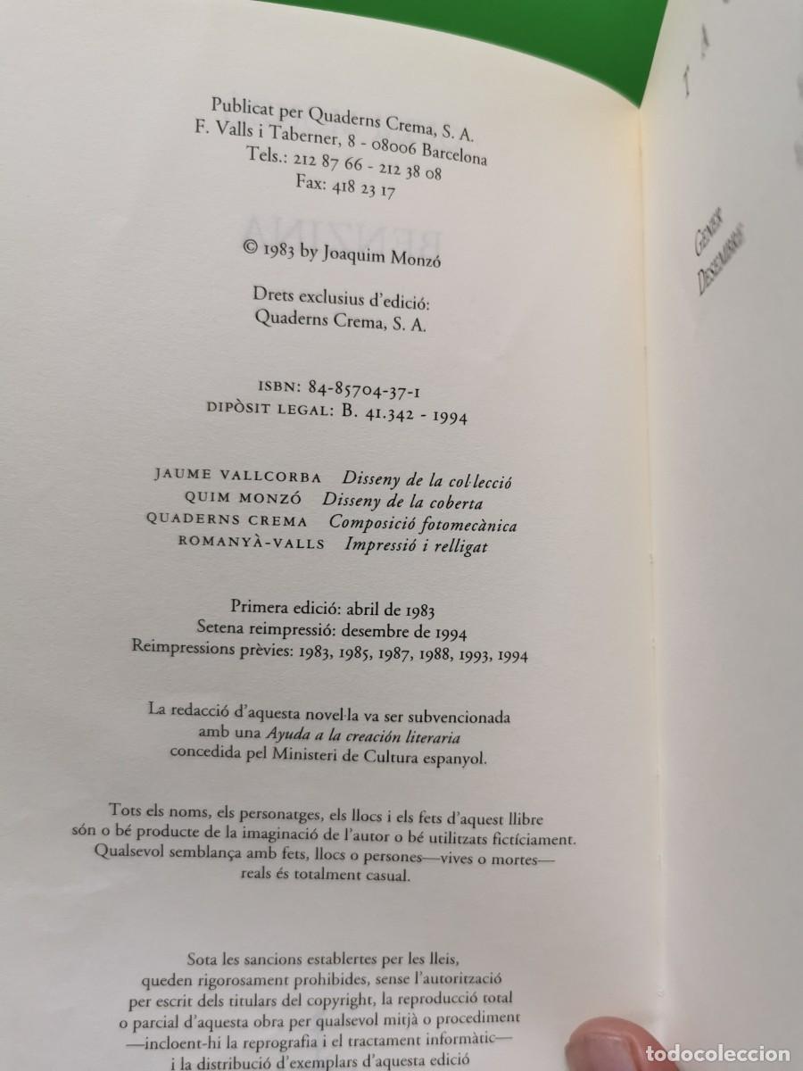 Libros: BENZINA - QUIM MONZ&Oacute; - QUADERNS CREMA - Foto 3