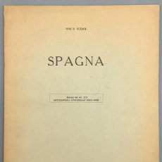 Libros: SPAGNA. ESTRATTO DEL VOL. XII ENCICLOPEDIA UNIVERSALE DELL'ARTE - JOSÉ R. GUDIOL