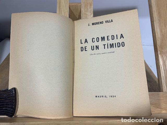 Libros: LA COMEDIA DE UN TIMIDO MORENO VILLA JOSE 1924 - Foto 5