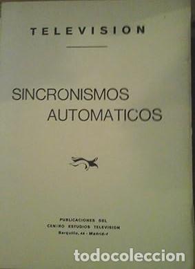 Libros: TELEVISI&Oacute;N: SINCRONISMOS AUTOM&Aacute;TICOS. - Foto 1
