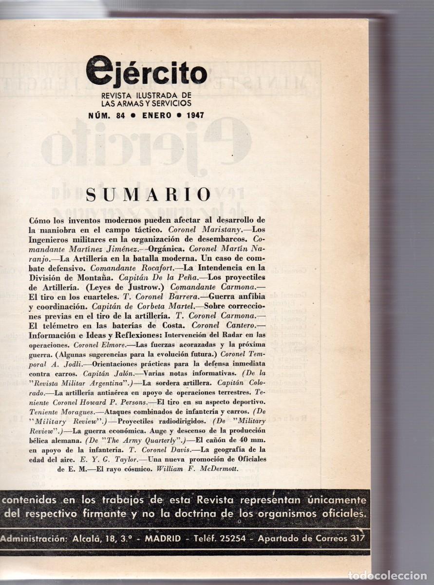 Libros: Ejercito: revista ilustrada de las artes y servicios - Foto 4
