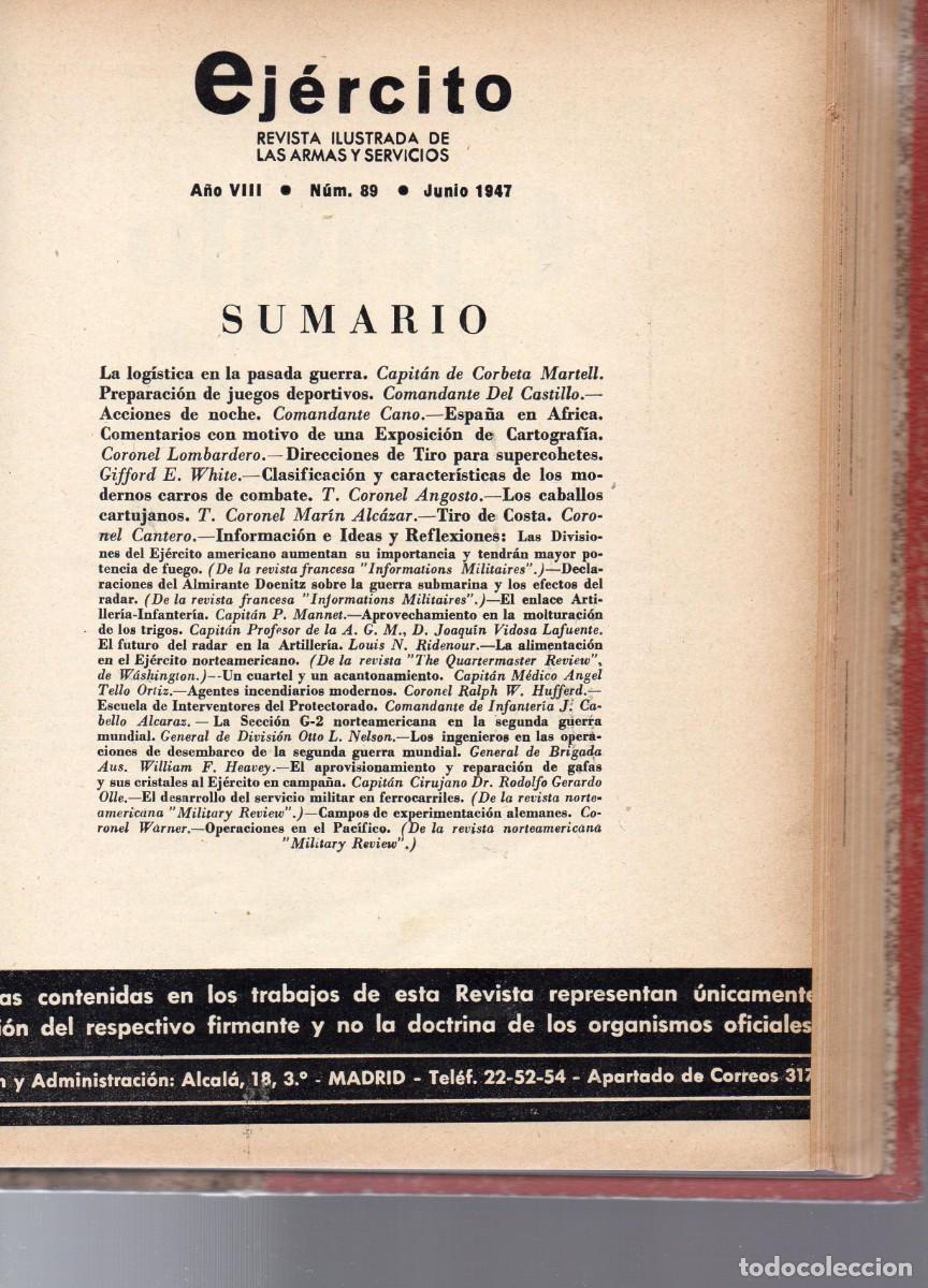 Libros: Ejercito: revista ilustrada de las artes y servicios - Foto 14