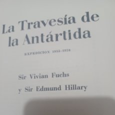 Libros: BARIBOOK C30. LA TRAVESÍA DE LA ANTÁRTIDA SIR VIVIAN FUCHS HEDMUND HILARY CID