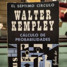 Libros: CALCULO DE PROBABILIDADES - WALTER KEMPLEY