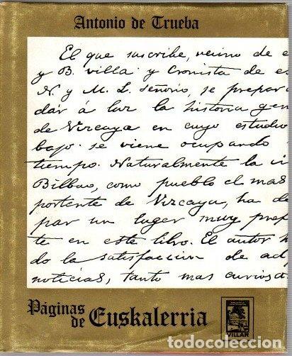 Libros: P&aacute;ginas de Euskalerr&iacute;a - Trueba, Antonio de - Foto 1