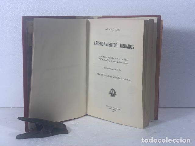 Libros: ARRENDAMIENTOS URBANOS ARANZADI - Foto 3