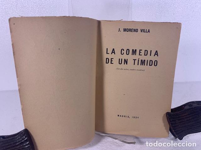 Libros: LA COMEDIA DE UN TIMIDO MORENO VILLA JOSE 1924 - Foto 3