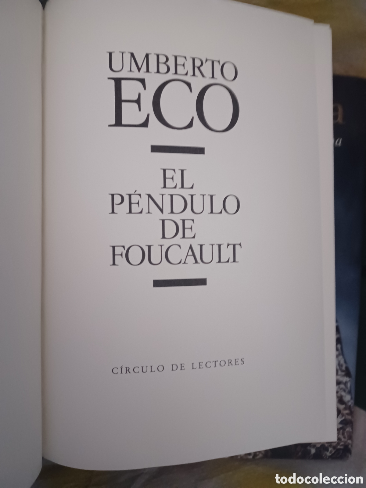 Libros: Barybook 101. El p&eacute;ndulo de fucol Humberto Eco - Foto 2