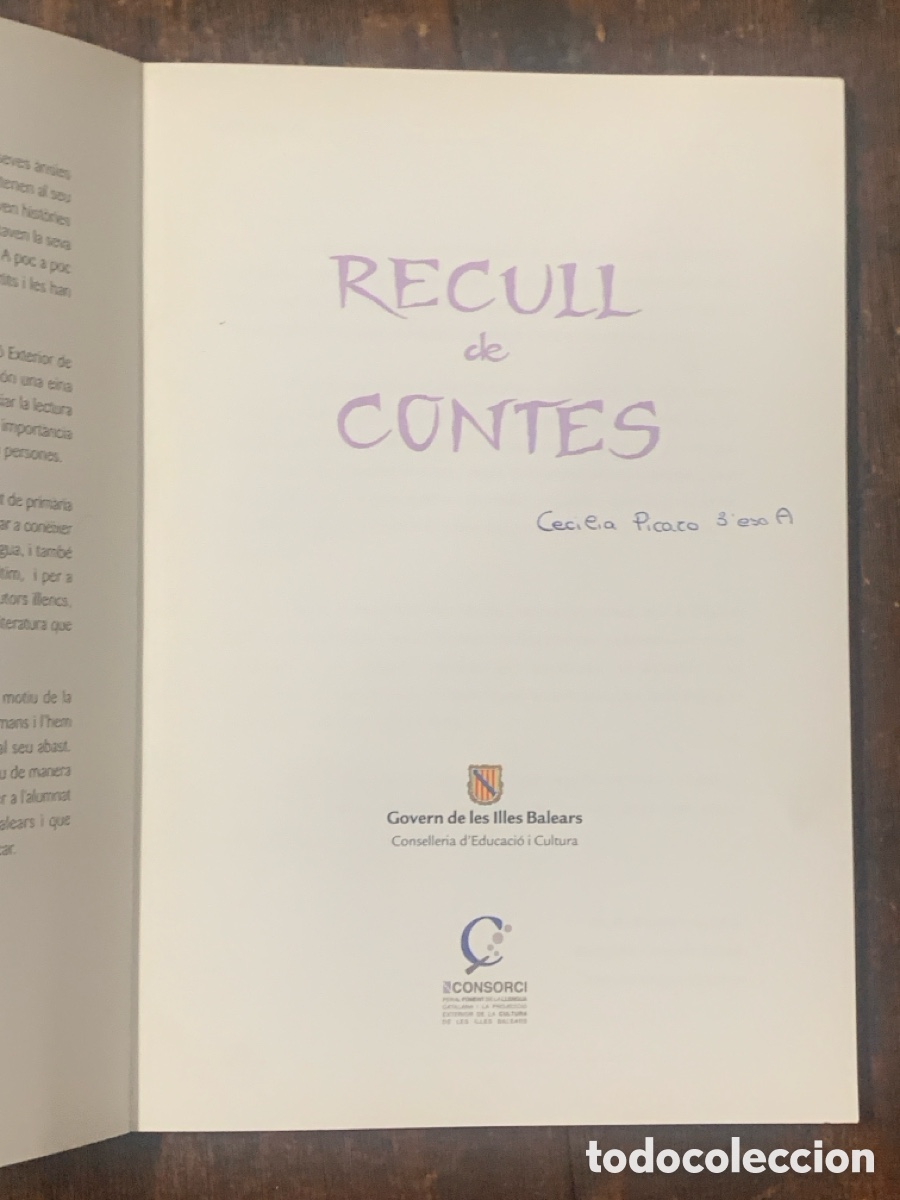 Libros: Recull De Contes - 2005 - Foto 2