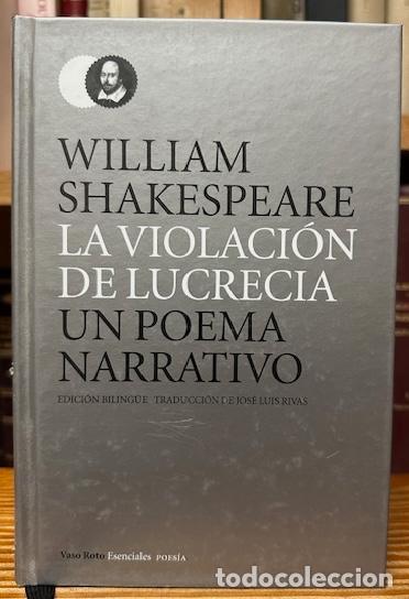 Libros: LA VIOLACION DE LUCRECIA. Edici&oacute;n biling&uuml;e - SHAKESPEARE, William - Foto 1