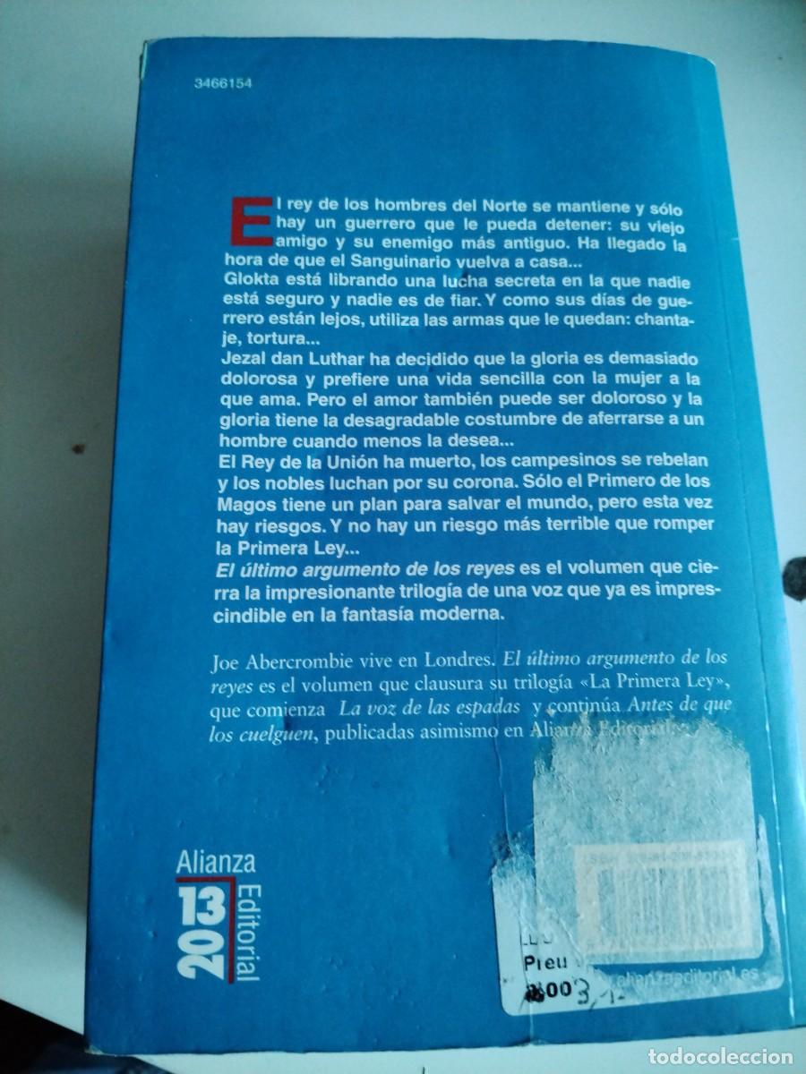 Libros: La primera ley 3- El &uacute;ltimo argumento de los reyes- Abercrombie, Joe - Foto 3