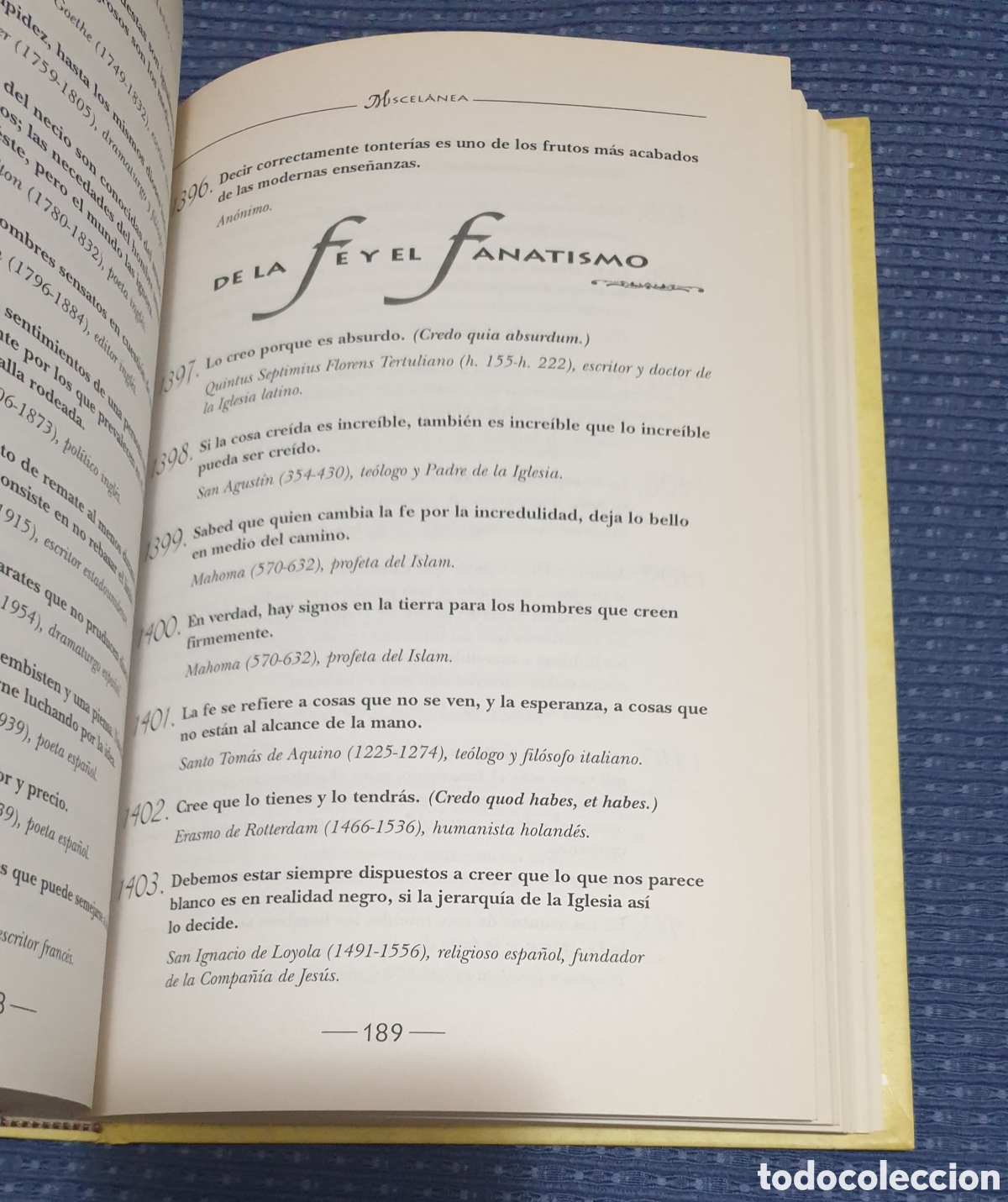 Libros: CITAS Y FRASES C&Eacute;LEBRES. - Foto 3