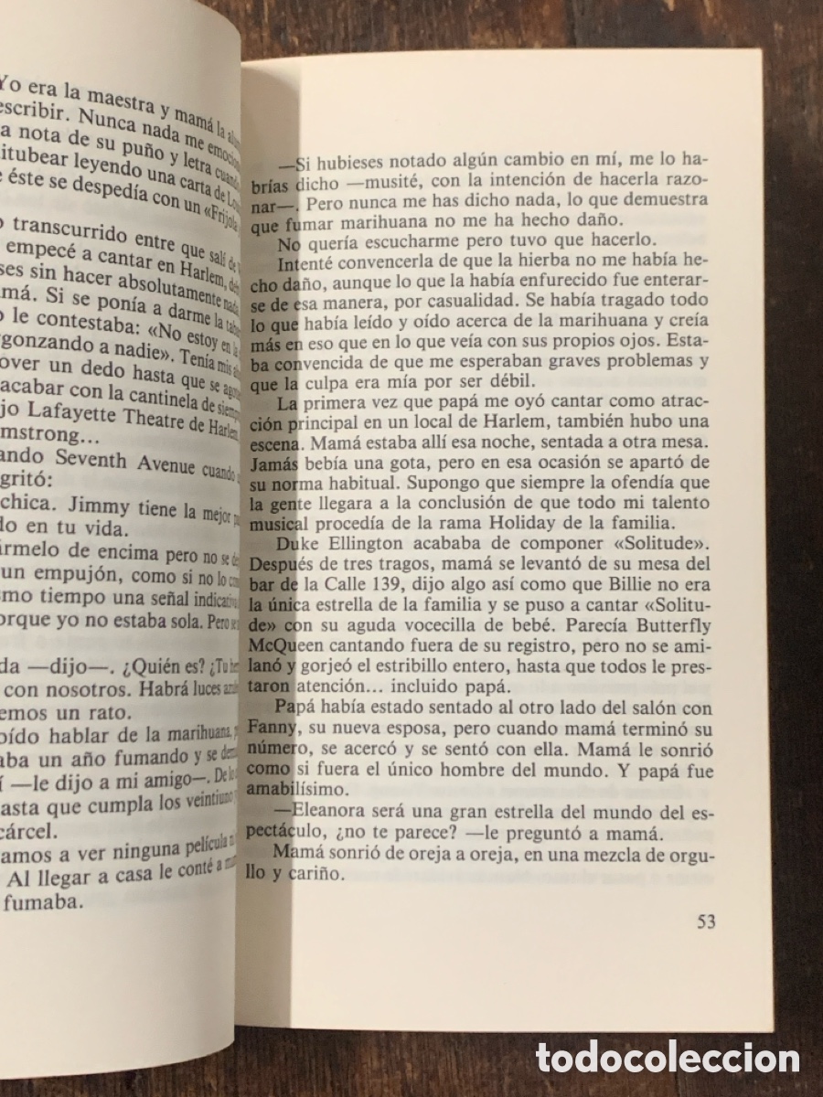 Libros: Lady, Billie Holiday - TUSQUETS 1988 - Foto 4