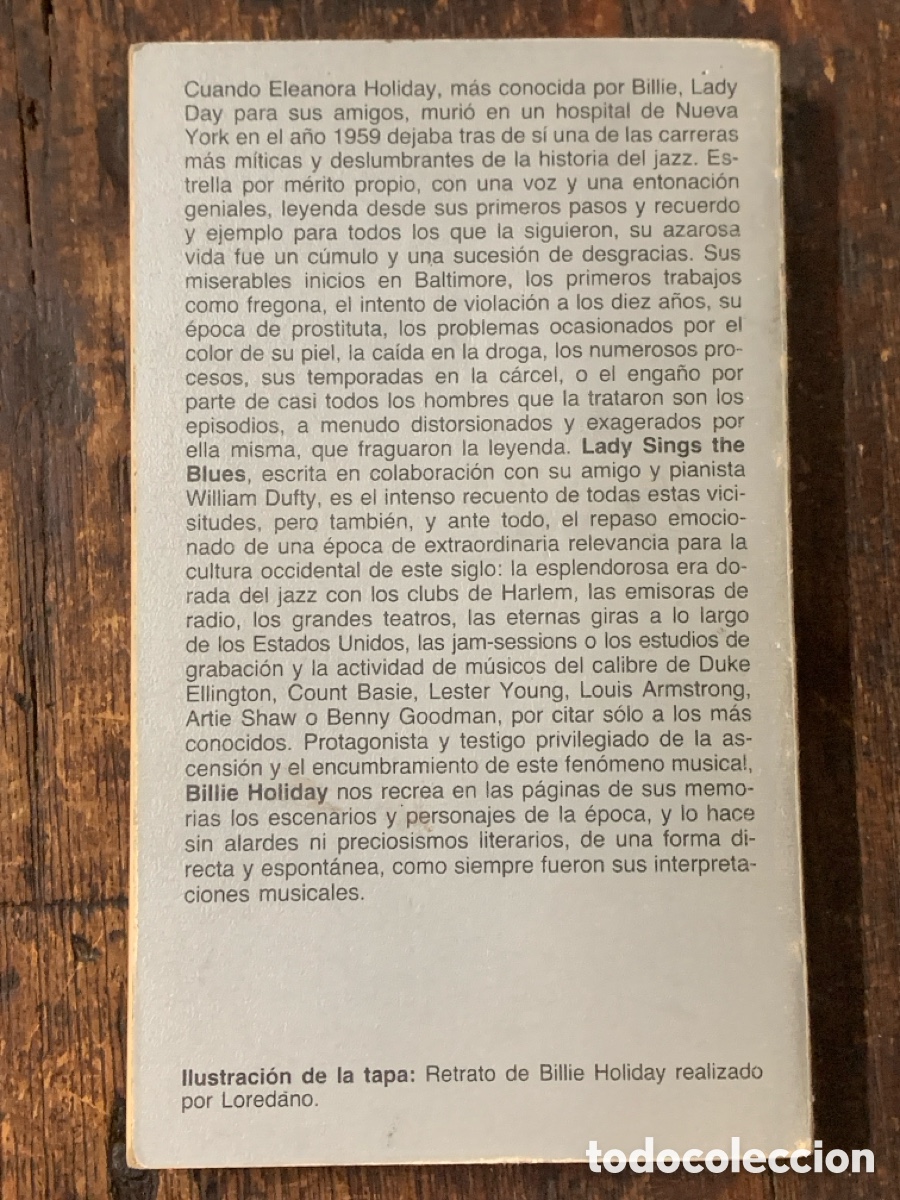Libros: Lady, Billie Holiday - TUSQUETS 1988 - Foto 5