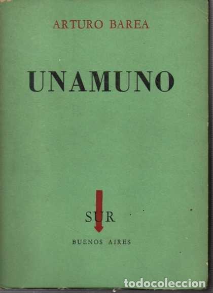 Libros: UNAMUNO. - BAREA, Arturo. - Foto 1
