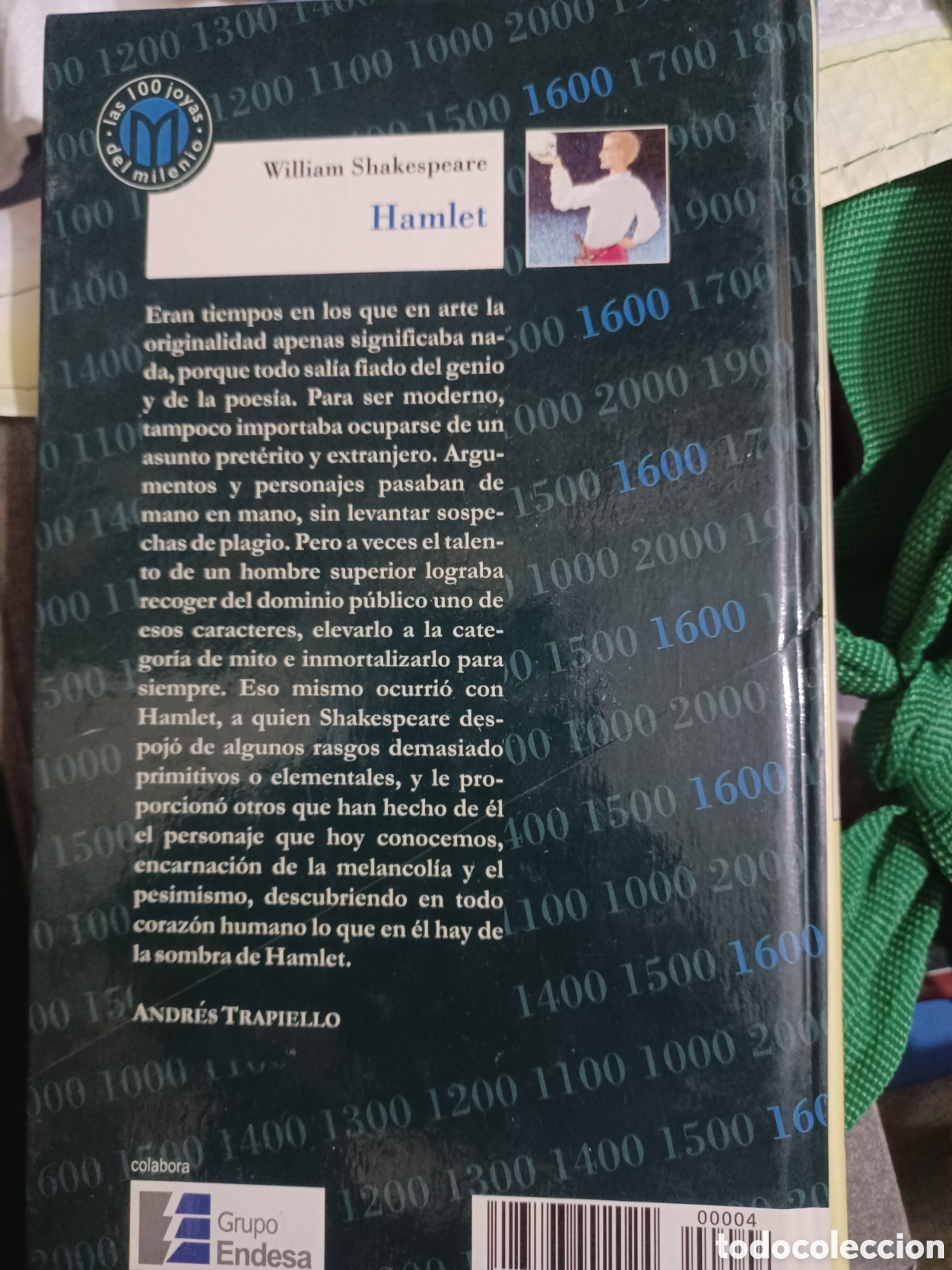Libros: Barybook 348. . Hamlet William Shakespeare Millenium el mundo - Foto 2