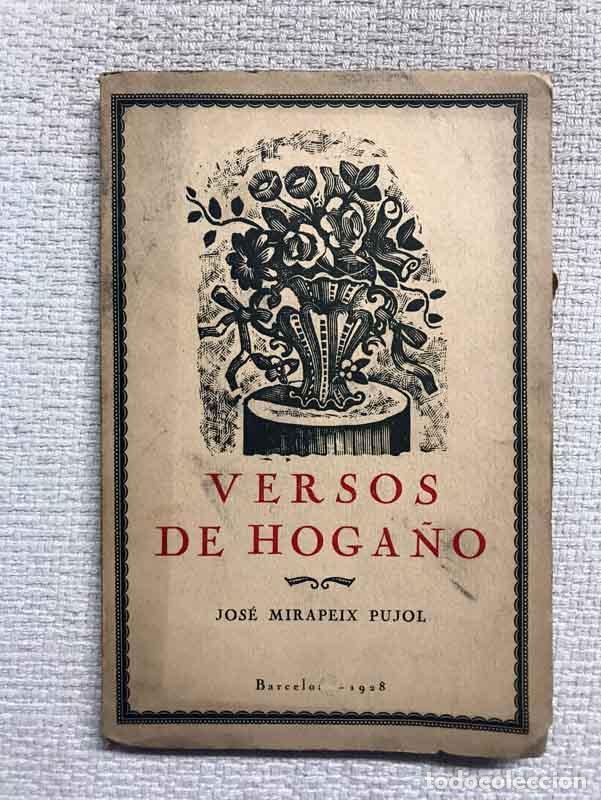 Libros: Versos de hoga&ntilde;o - Jos&eacute; Mirapeix Pujol - Foto 1