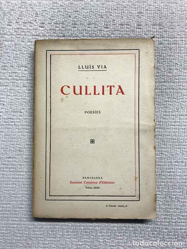 Libros: Cullita (poesies) - Lluis Via - Foto 1
