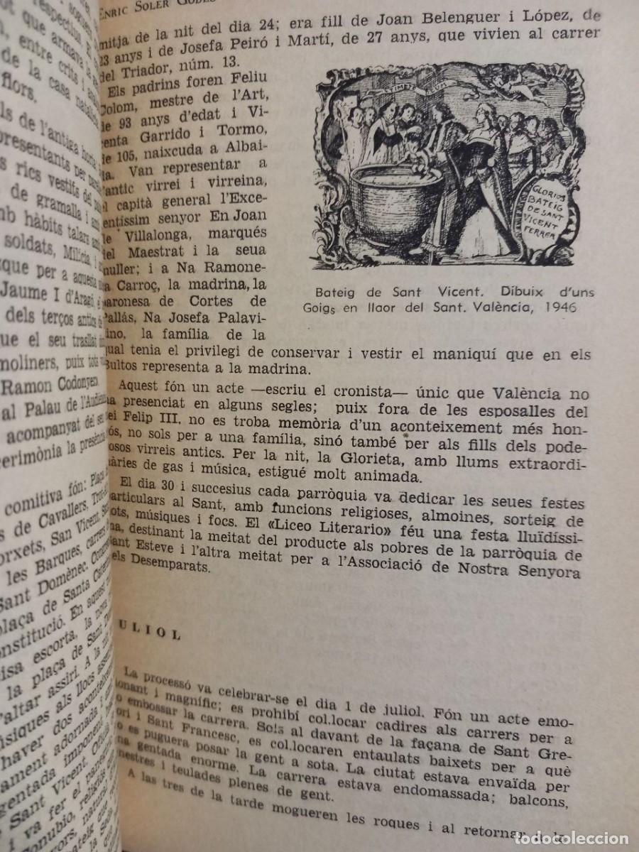 Libros: 1855- 1856 Val&egrave;ncia fa cent anys. - SOLER GODES, Enric: - Foto 4