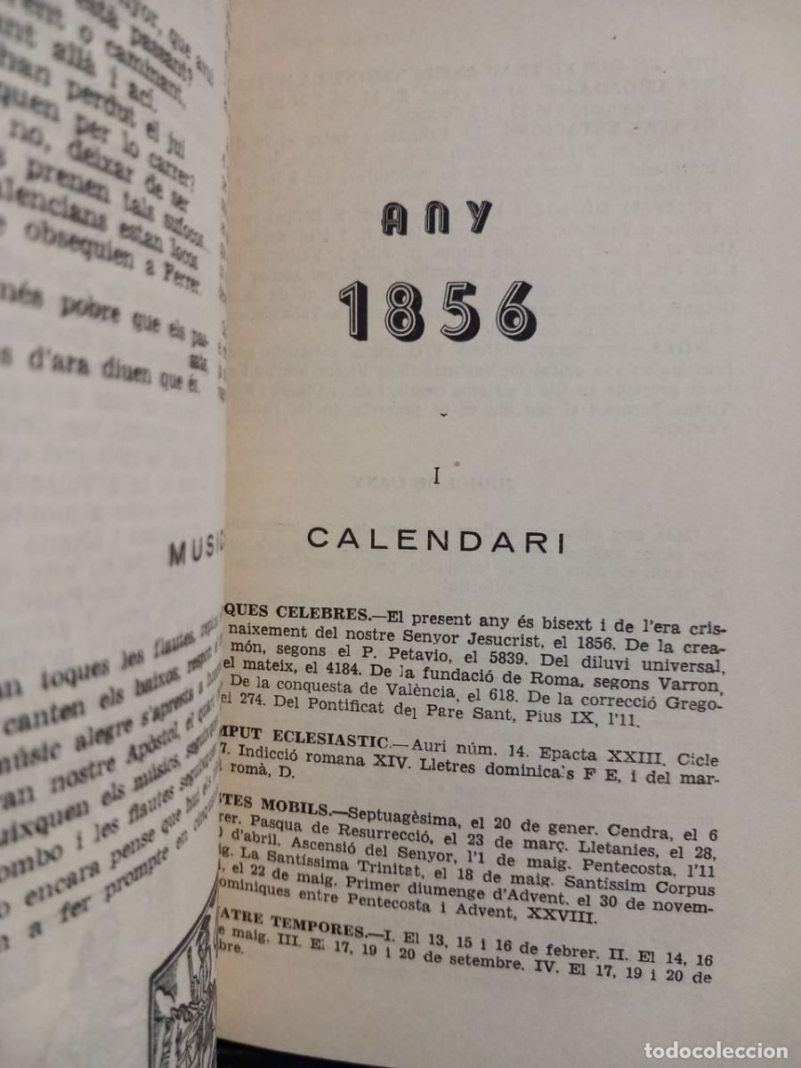 Libros: 1855- 1856 Val&egrave;ncia fa cent anys. - SOLER GODES, Enric: - Foto 5