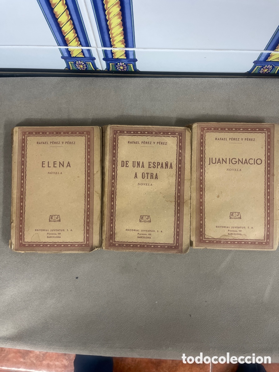 Libros: Lote de 3 novelas de Rafael Perez y Perez - Foto 1