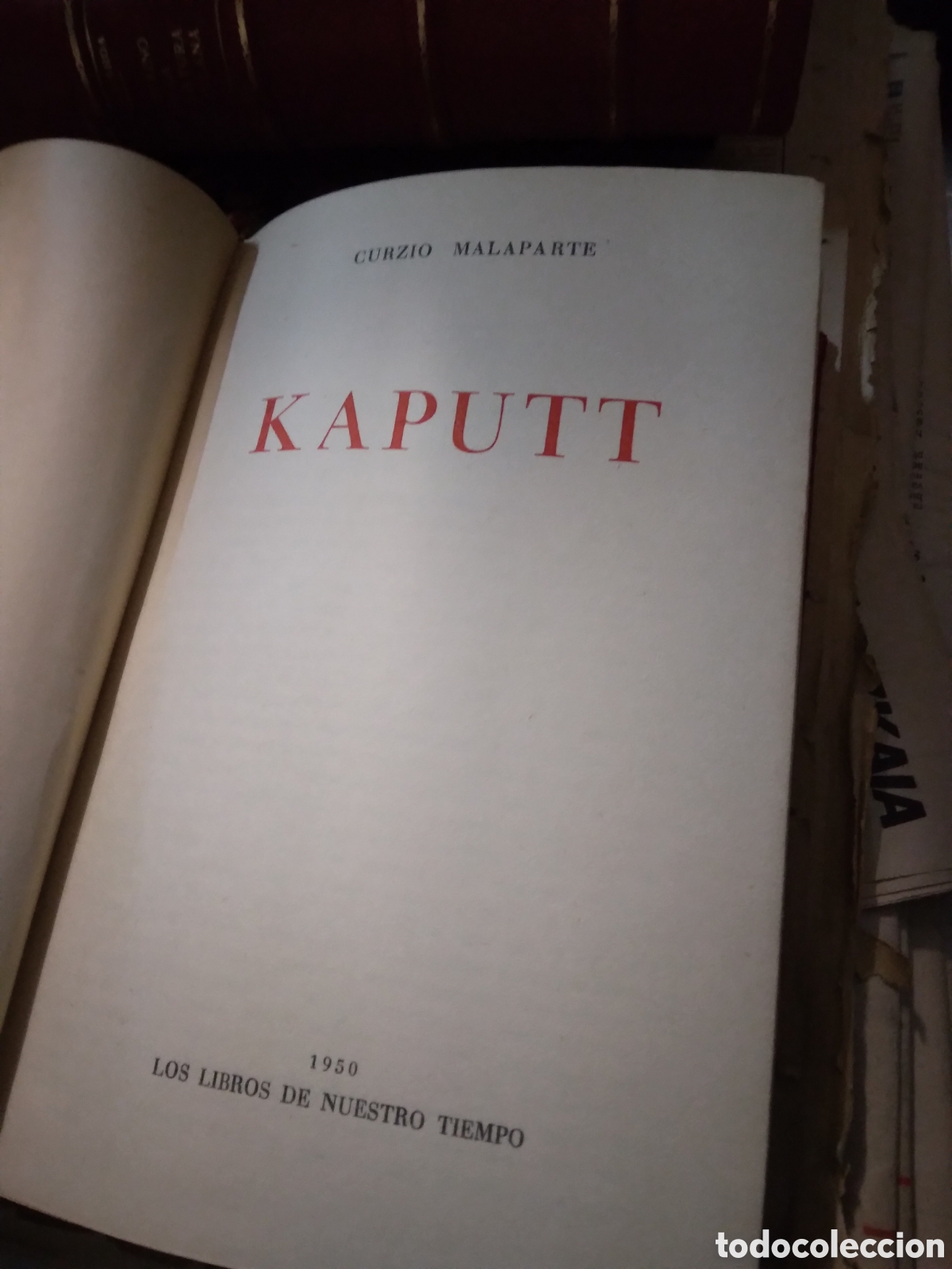 Libros: Curzio Malaparte,Kapputt,1950 - Foto 2